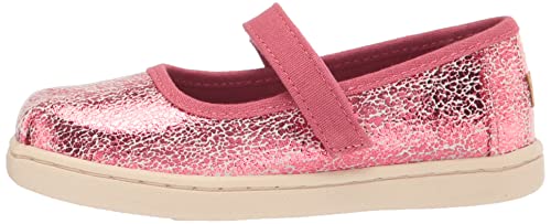 Toms Girls Mary Jane Flat, Dark Rose, 8 Toddler #TOP7