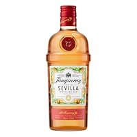 Tanqueray Flor de Sevilla, Destillierter Gin, mit Orangengeschmack, aromatisiert, 5-fach destilliert auf englischem Boden, 41.3% vol, 700ml Einzelflasche