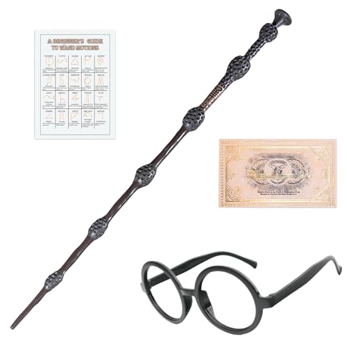 魔法の杖 魔杖 妖精の杖 魔法学校風 パーティー 誕生日プレゼント 魔法の小道具 呪文 魔法学校風 小道具 コスプレ 樹脂 小物 小道具 男女共用 (ダンブルドア)のサムネイル