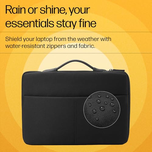 HP Fabric Envy Urban 15.6 Inch Sleeve for Laptops and Notebooks with Secure RFID Blocking Pocket (Gray) - Image 5