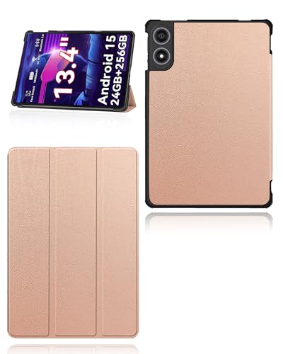 Coque de protection Tabwee T60 Pro or rose rigide fine haute finition pour tablette 13.4"
