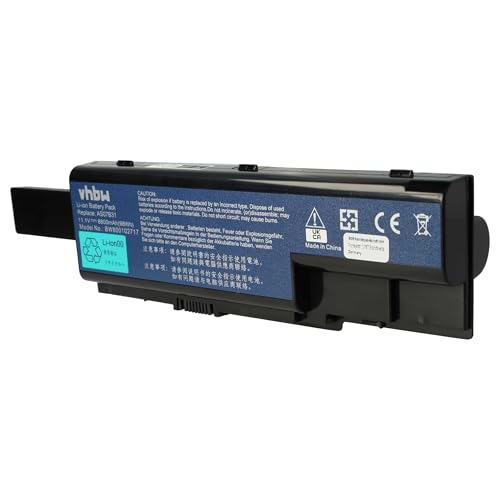 vhbw 1x batteria compatibile con Acer Aspire AS5520-5908, 8930G, 8935G, 8940G, 8935, 8942G, AS5720-4230 notebook (8800mAh, 11,1V, Li-Ion)