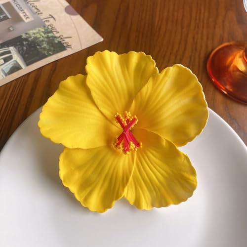 6 Pinzas de Flores Hawaianas Artificiales para Mujer miniatura 6