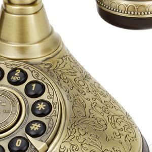 GPO Dutchess Push Button Phone Antique Gold