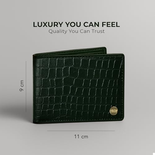 Image of Carlton London Luxe Fold Men's Leather Wallet