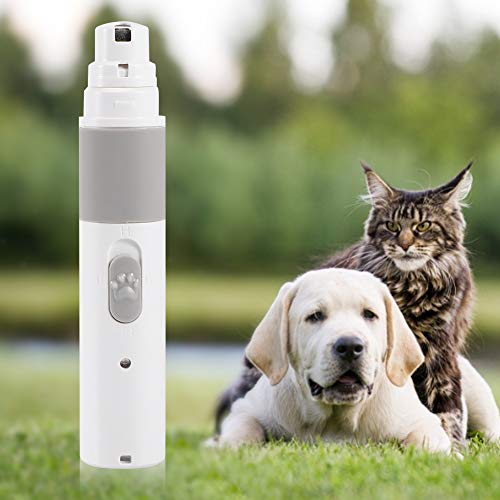 Pet Cachorro Garras de gato Unhas Moedor de limpeza Ferramenta elétrica de carregamento USB para gat