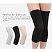HaloVa Knee Sleeves, Thin Knee Support Brace Protector Warmers, High Elastic Kneecap Kneelet for Sports and Daily Wear, Comfortable and Breathable, Black