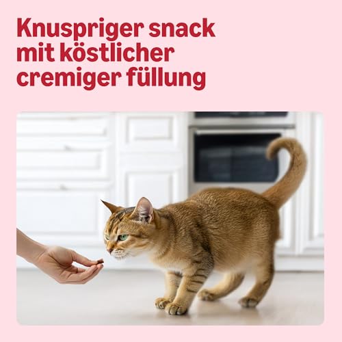 by Amazon Katzen-Leckerlis – Anti-Haarball-Kissen, Rind und Malz, 70 g