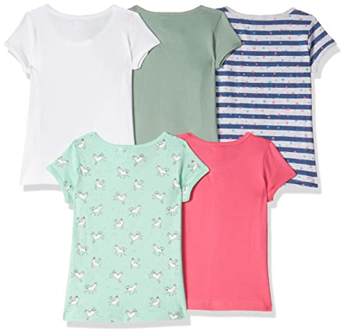 Image of MOMS LOVE Girl's Regular Baby and Toddler T-Shirt Set (HFC110126XXGTST Multicolor 3 03-04YRS)