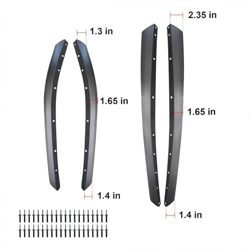 Extensiones de guardabarros Jeep Wrangler JL para solucionar salpicaduras 6