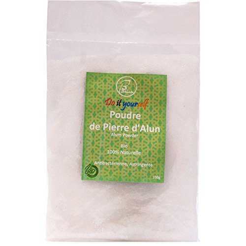 Balla - Poudre de pierre d'Alun 100g Bio et naturelle