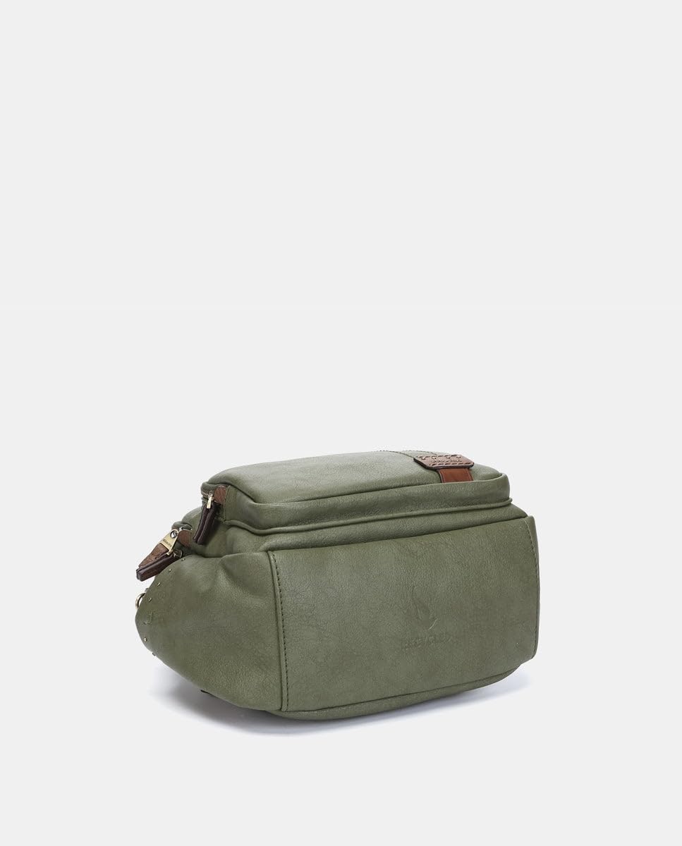 Abbacino Mochila en materiales reciclados verde Verdes