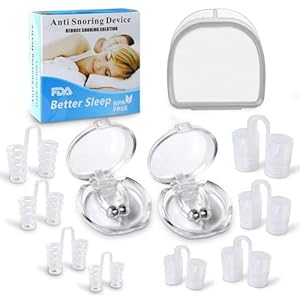 10 pezzi Dilatatore Nasale Antirussamento, Clip Antirussamento, Dispositivo Anti Russamento, Silicone Clip per naso Magnetico Dilatatore nasale, Ti Aiuta A Respirare E Dormire Meglio