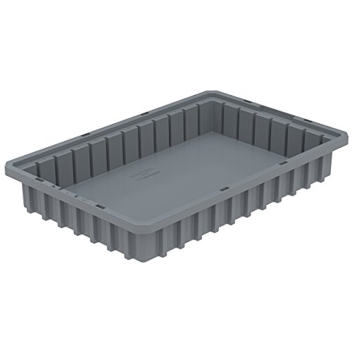 Akro-Mils 33162GREY Akro-Grid Dividable Box (12 Pack), Gray