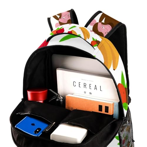 Sac à dos imprimé bébé singe multicolore à offrir pour la rentrée
