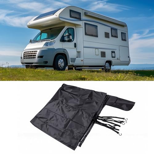 Cortina de ducha para RV con ganchos para puerta trasera de camión 5