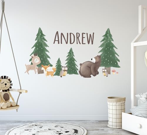 Vinilo decorativo personalizado de nombre selva BIM-BIM miniatura 5