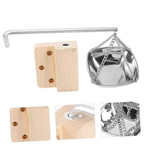 OFFSCH 1 Set Sauna Aromatherapy Bowl Scented Diffuser Sauna Aroma Holder Fragrance Diffuser Aromatherapy Dish Sauna Supplies Parts Aroma Bowl Stainless Steel Small Bowl Essential Oil