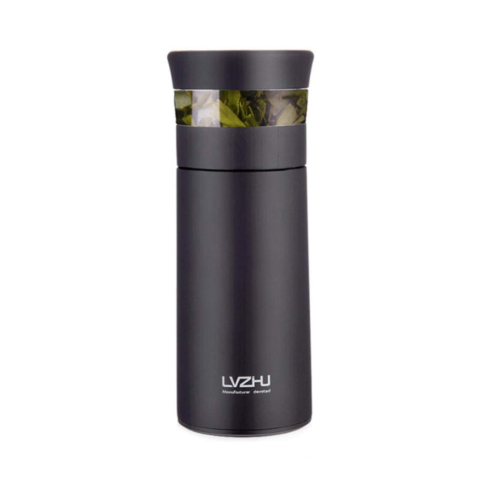 Thermos con infusore per tè in acciaio inox, bottiglia per acqua calda, thermos per auto, tazza per adulti, tè, caffè, sport, idea regalo