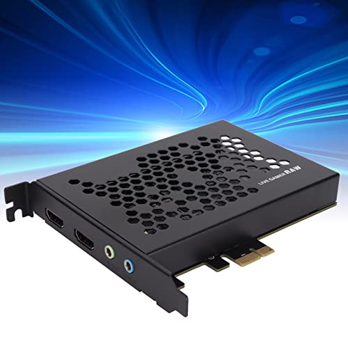 Placa de captura de vídeo PCIE HDMI 4K 30fps, saída de loop HDMI Zero Delay em tempo real Streaming