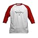 CafePress Lets Be Spooky Baseball Jersey Kids Cotton Baseball Jersey, 3/4 Raglan Sleeve Shirt Red/White