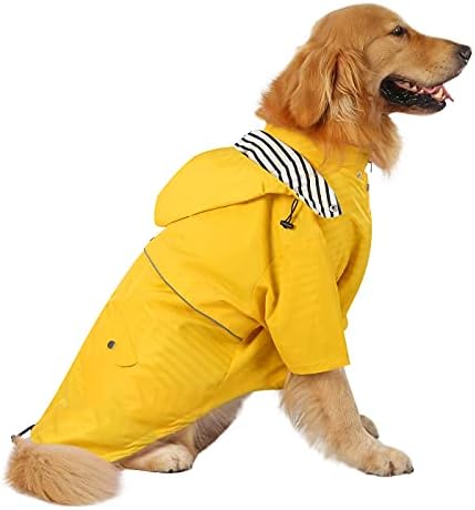 dog rain coat hood
