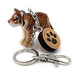 PRODUKTDETAILS: Toller Schlüsselanhänger Tiger Großkatze Königstiger, Versand aus Deutschland, Handgefertigt aus Holz, Schlüsselanhänger by Onwomania