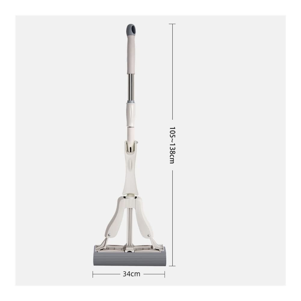 Gąbka mopa do czyszczenia podłóg, z absorbentem PVA. Gąbka 13, 4 cala (34 cm) Szeroki, Mop podłogowy do kuchni i łazienki