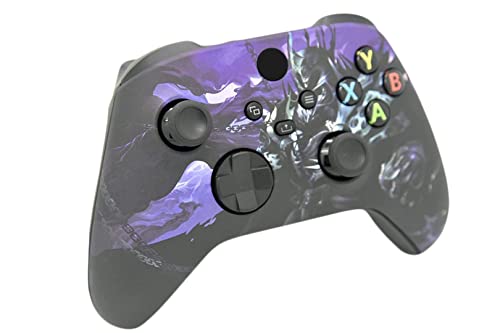 Image of Hand Airbrushed Fade Custom Controller Compatible with Xbox Series X /S & Xbox One (Series X /S Purple Knight)