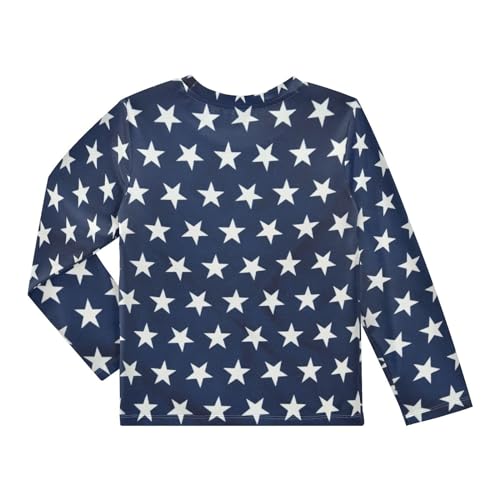Image of Aflyko Festive Boys' Rash Guard Shirts Xmas UPF 50+ Sun Protection Swim Shirt 3-12T