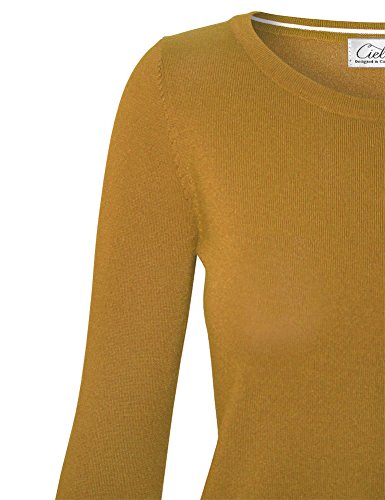 Image of Cielo Women's Solid Soft Stretch Pullover Knit Sweater