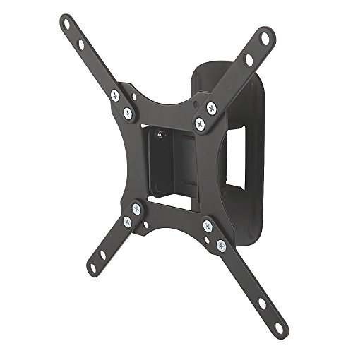 AVF TV and Monitior Mount - For Screens up to 43" and 20kg - Tilt & Turn Black Wall Bracket - Universal VESA 75x75mm to 200x200mm - Fixings Provided - MRL22