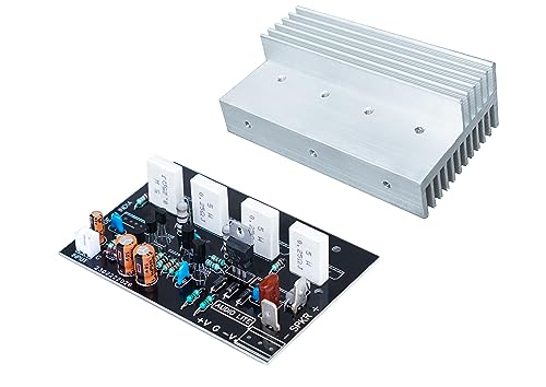 Image of AUDIO LITE 200W Mono Amplifier Board for 2 Pair of 2SC5200+2SA1943 as Main Output TRANSISTORS.