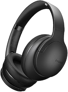 DOQAUS [Ulepszony] Słuchawki Bezprzewodowe Bluetooth V5.3, czas Odtwarzania 90 Godziny Słuchawki Wokółuszne z pałąkiem na głowę z trybami 3 EQ,Słuchawki z Mikrofonem do Komórkowych/Xiaomi/TV/PC-Czarny