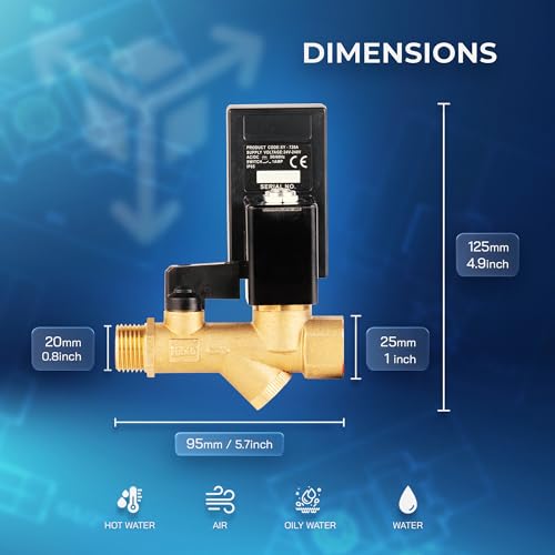 UNOX 110V Electronic Drain Valve