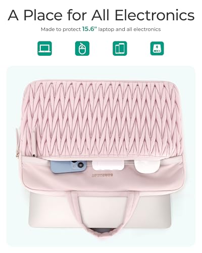 Image of BAGSMART 15.6-16 Inch Laptop Case, Padded Laptop Bag Sleeve for MacBook Pro