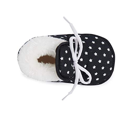 CHIU Present Super Fancy & Attractive Booties For Your Little Princess & Prince(Black, 0-6 Months) 2