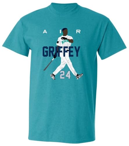 Ken Griffey Jr AIR HR Seattle Shirt T-Shirt, Blue
