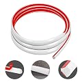 Flexible Quarter Round Molding, Flexible Molding Trim, Peel and Stick Molding Trim for Walls, Floor, Tub, Cabinet, Baseboard Trim, Flexible Molding Around Curved Stairs, Columns and Walls (118 Inch)