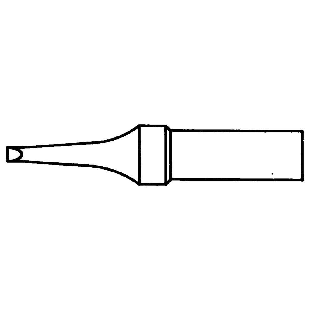 Weller Et R Professional (4Etr-1) Soldering Tip For We 1010, Chisel Slim, Width 1.6Mm, Thickness 0.7Mm, 1 Piece