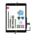 Zentop for Black iPad 6th Generation iPad 2018 A1893 A1954 Touch Screen Digitizer Assembly Replacement with Home Button, Camera Bracket, Pre-Installed Adhesive, Tool Repair Kit