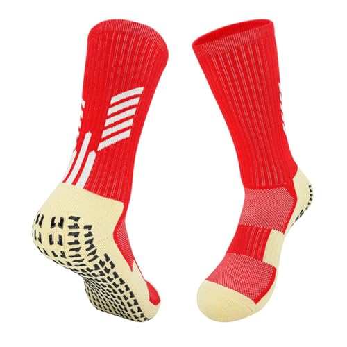 Men's Football Socks, Non-Slip Mid-Tube Sweat-Absorbing Sports Socks