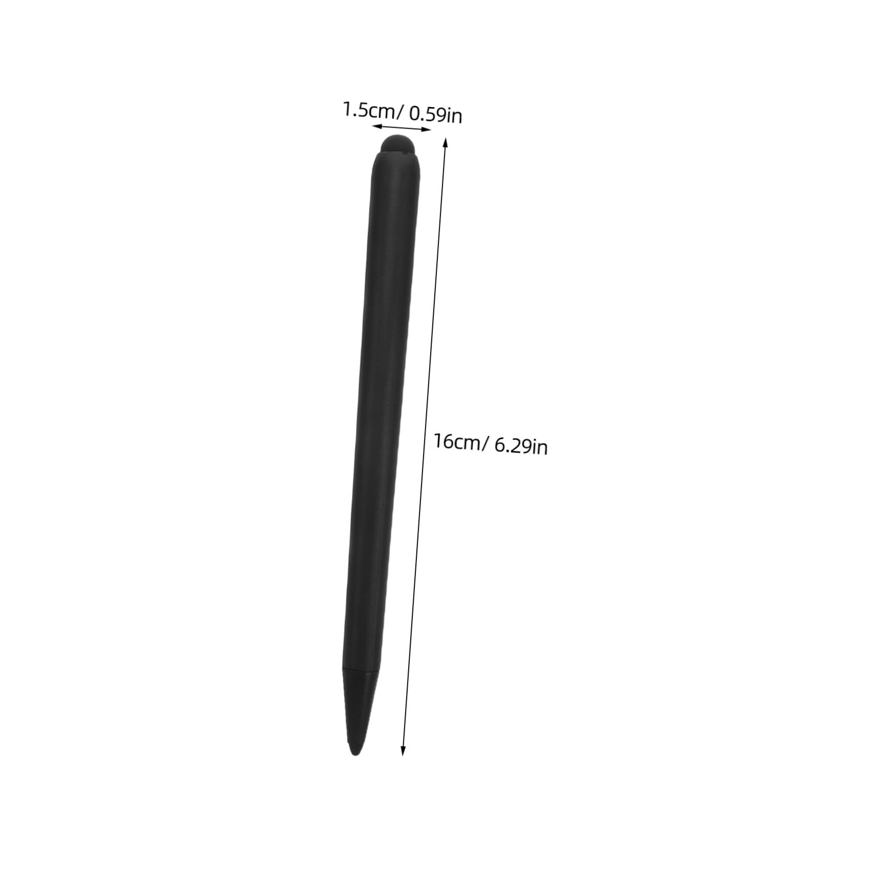 Lápices Ópticos Negros de Doble Punta Abs, 2 Unidades para Pantalla