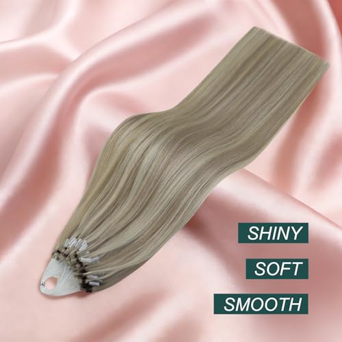 Image of Easyouth Micro Link Hair Extensions Highlight, Invisible, 20 Inch 57g 50s