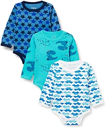 Care 4132 Body Manches Longues en Coton Mixte bébé (Lot de 3)