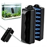 Aquarium Magnetbürste, Scheibenreiniger für Glas bis 10mm, Stark