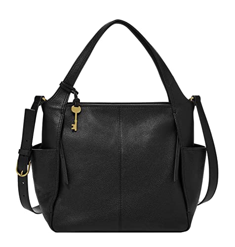 Fossil Tasche für Frauen Tara, Leder/Polyurethanbesatz Shopper Grau 36,8cm...