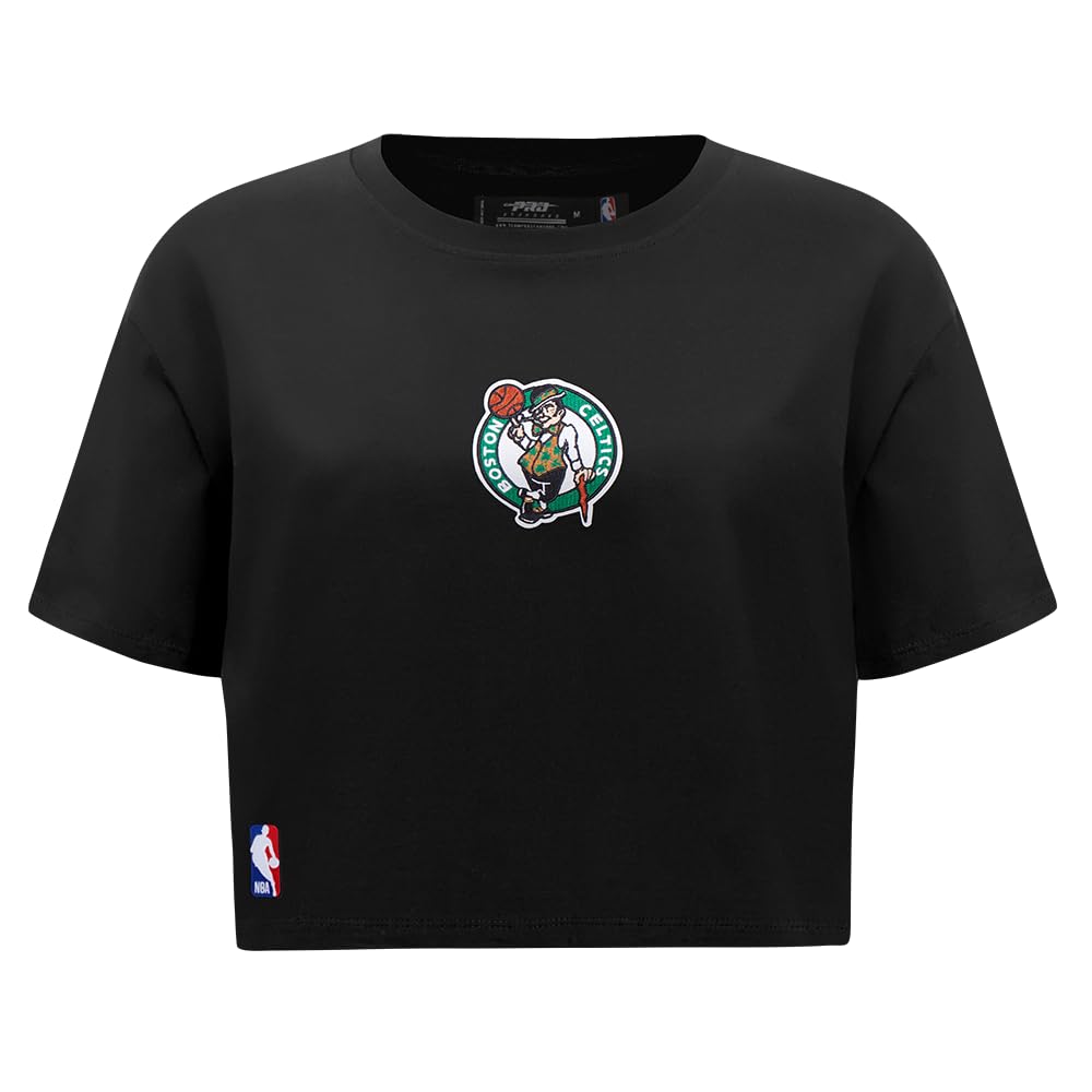 Pro Standard Womens NBA Boston Celtics Retro Classics Short Sleeve Boxy Tee Kelly Green M โ image 1