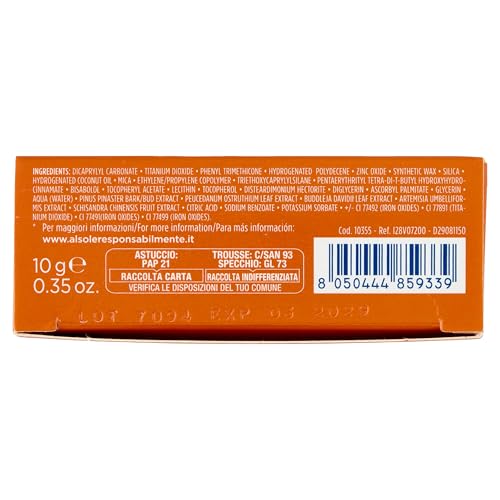 Rilastil Sun System, Golden Colour Corrector, Abdeckend, Cremig, SPF 50+, Wasserfest, Für Alle Hauttypen Geeignet, 10 g – Ansicht 6