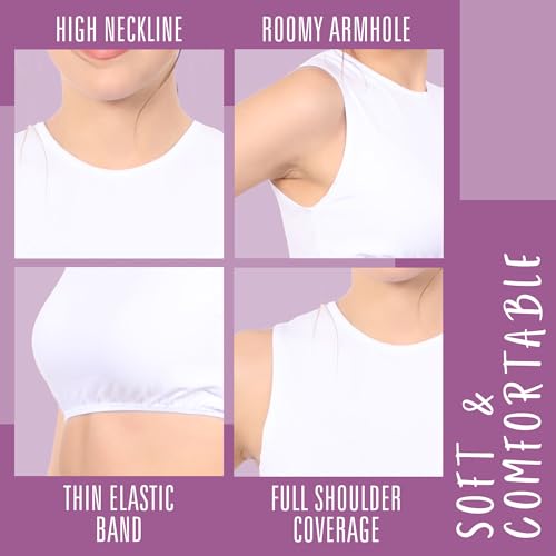 Kosher Casual Modest High Neck Cropped Tank Layering Shell – Modesty Panel for Women – Crop Tank for Low-Cut Dresses & Tops3